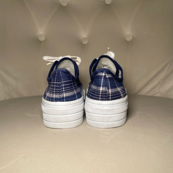 COASTERS PLAID PLATFORM SHOES - Picture 3 of 7
